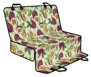 Passion Fruit Pattern Dog Car Seat Covers