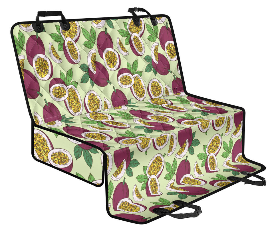 Passion Fruit Pattern Dog Car Seat Covers
