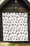 Chihuahua Dog Pattern Premium Quilt