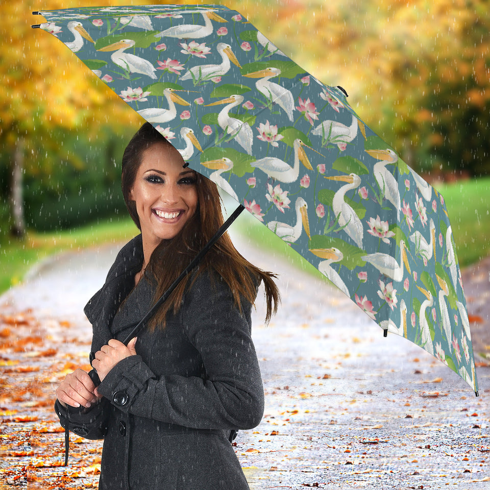 Pelican Pattern Print Design 04 Umbrella