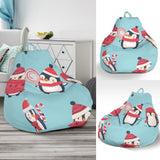 Cute Penguin Christmas  Design Pattern Bean Bag Cover
