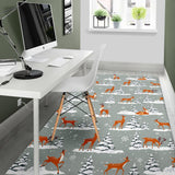 Beautiful Deers Winter Christmas Area Rug