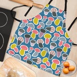 Colorful Mushroom Design Pattern Adjustable Apron