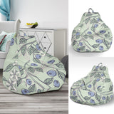 Hand Drawn Blueberry Pattern Bean Bag Cover