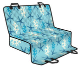 Blue Starfish Coral Reef Pattern Dog Car Seat Covers