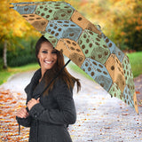 Dice Pattern Print Design 05 Umbrella