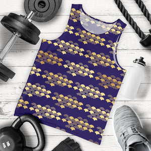 Beautiful japanese fan pattern Men Tank Top