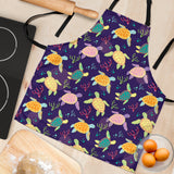 Colorful Sea Turtle Pattern Adjustable Apron