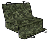 Digital Green Camo Camouflage Pattern Dog Car Seat Covers