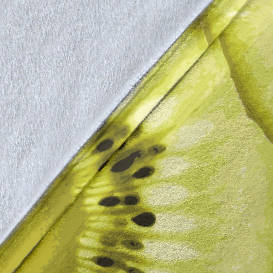 Sliced Kiwi Pattern Premium Blanket
