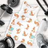 Cute Kangaroo pattern Men Tank Top