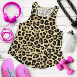 Leopard print design pattern Women Racerback Tank Top
