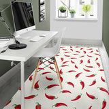 Chili Peppers Pattern Area Rug