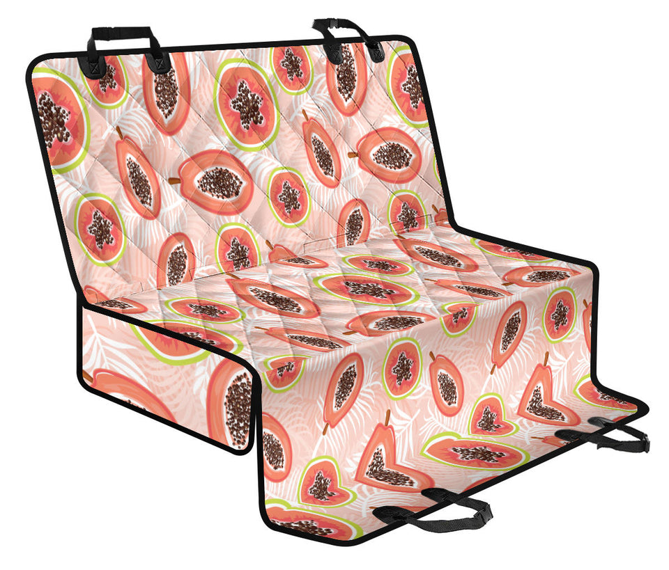 Papaya Leaves Pattern Dog Car Seat Covers