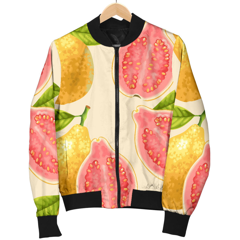 Beautiful Guava Pattern Women'S Bomber Jacket