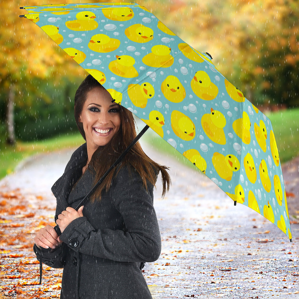 Duck Toy Pattern Print Design 03 Umbrella