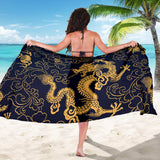 Gold Dragon Pattern Sarong