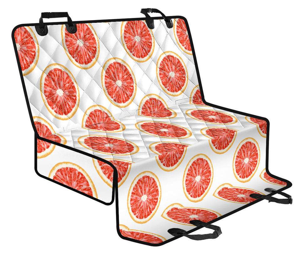 Grapefruit Pattern Dog Car Seat Covers