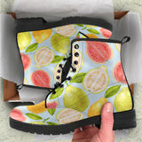 Guava Design Pattern Leather Boots