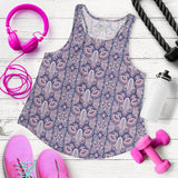 Indian Batik Style pattern Women Racerback Tank Top