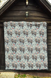 Lovely Sea Otter Pattern Premium Quilt