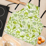 Cute Frog Dragonfly Pattern Adjustable Apron