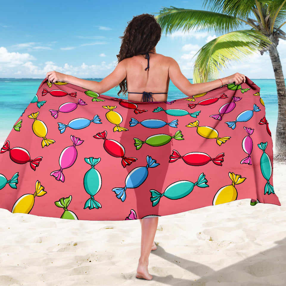 Colorful Wrapped Candy Pattern Sarong