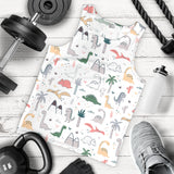 Cute cartoon dinosaurs tree pattern Men Tank Top