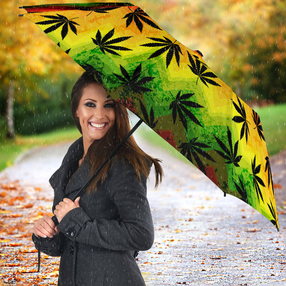 Canabis Marijuana Weed Pattern Print Design 03 Umbrella