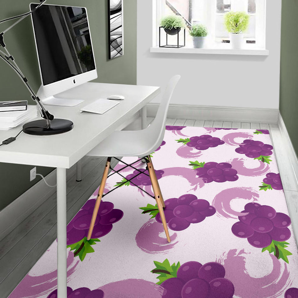 Cute Grape Pattern Area Rug