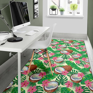 Coconut Pattern Print Design 01 Area Rug