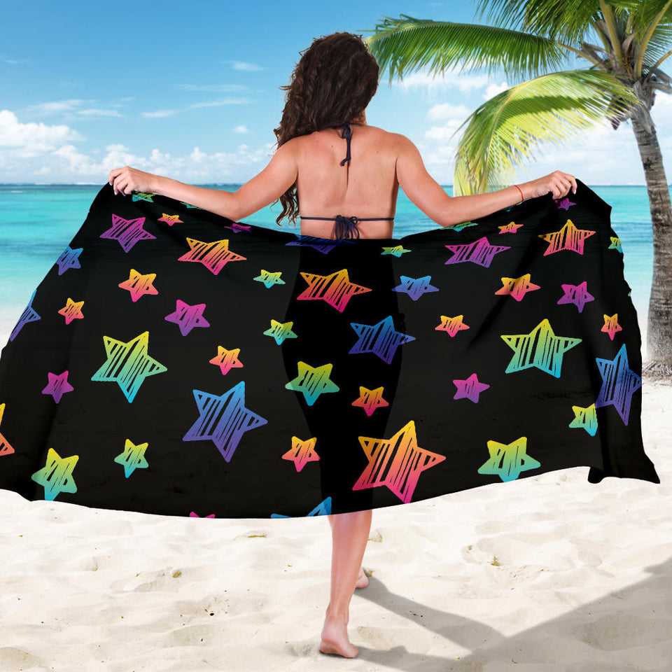 Colorful Star Pattern Sarong