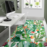 Cactus Design Pattern  Area Rug