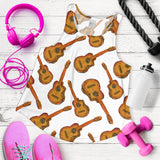 Paint Guitar Pattern Women Racerback Tank Top