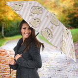 Cute Owl Leaf Umbrella