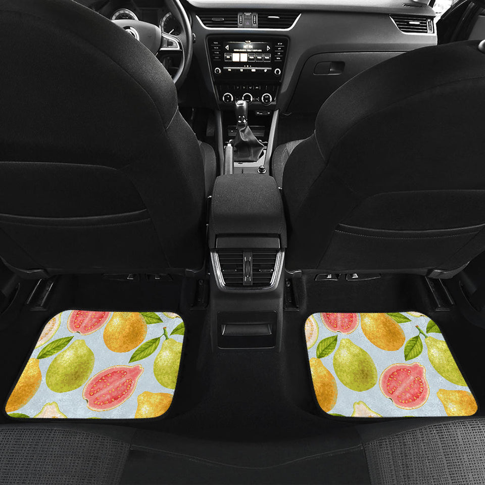 Guava Design Pattern Front And Back Car Mats
