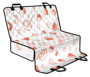 Sushi Pattern Dog Car Seat Covers