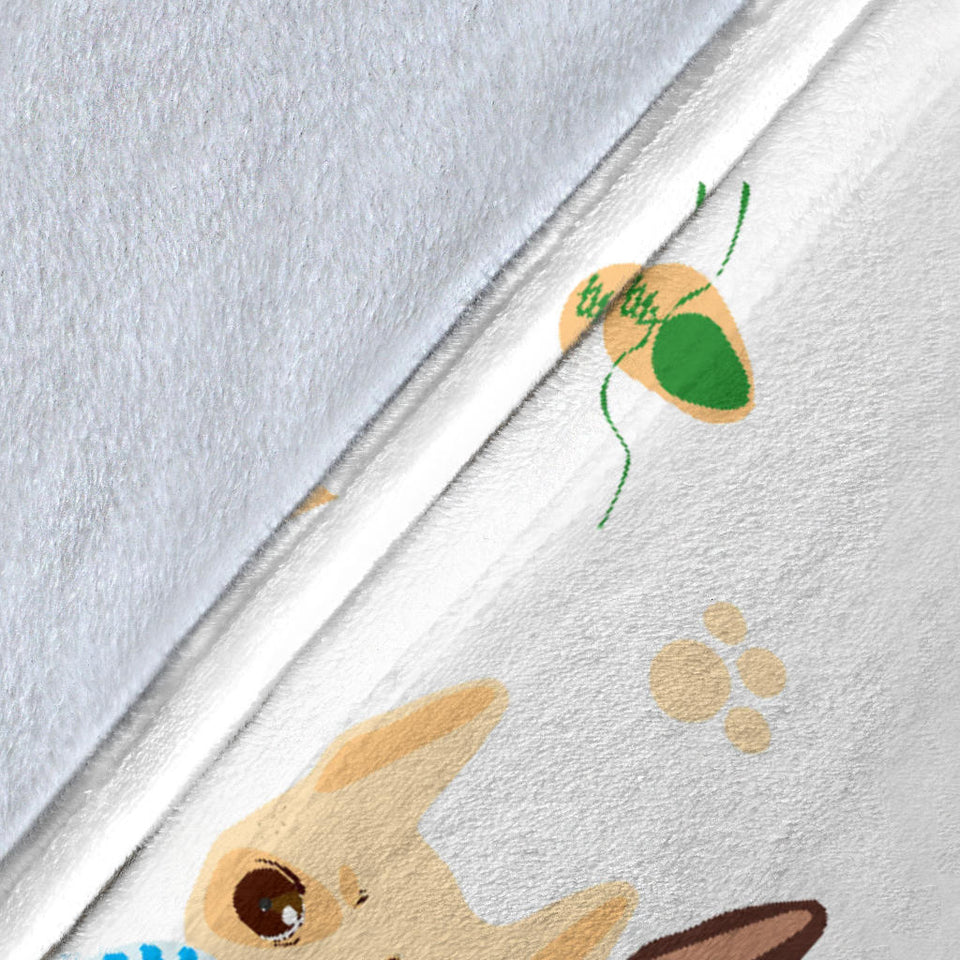 Cute Chihuahua Dog Pattern Premium Blanket