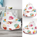 Cake Cupcake Design Pattern Bean Bag Cover
