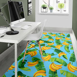 Banana Leaves Banana Design Pattern Area Rug