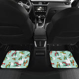 Helicopter Design Pattern Front And Back Car Mats