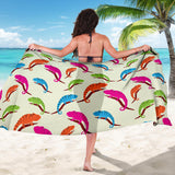 Colorful Chameleon Lizard Pattern Sarong
