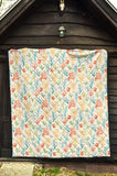 Coral Reef Pattern Print Design 02 Premium Quilt