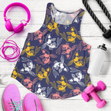 Koi Fish Carp Fish pattern Women Racerback Tank Top