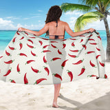 Chili Peppers Pattern Sarong