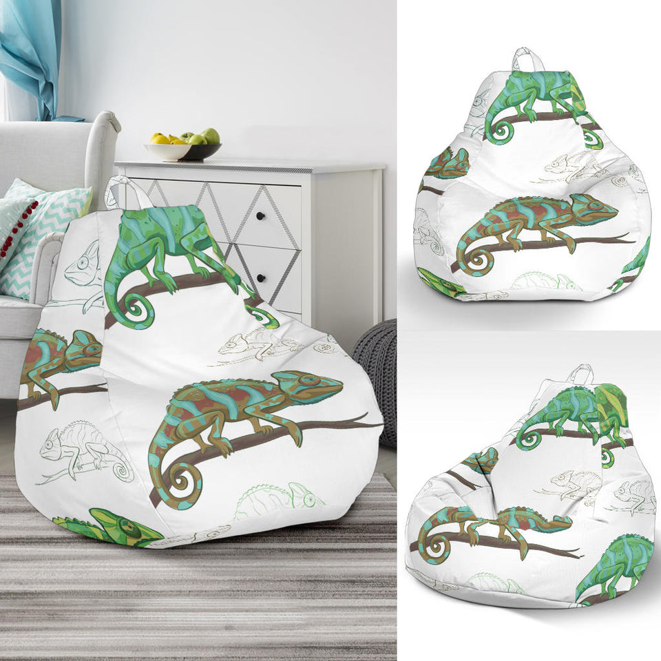 Chameleon Lizard Pattern Bean Bag Cover