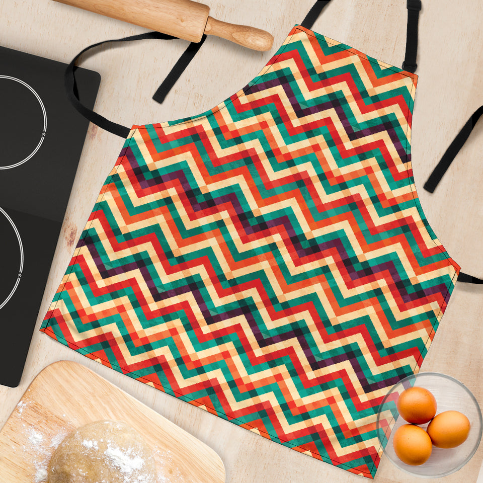 Zigzag  Chevron Colorful Pattern Adjustable Apron