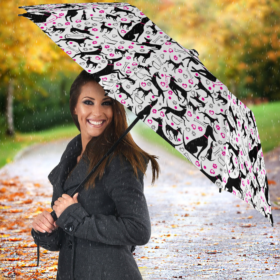 Greyhound Pattern Print Design 02 Umbrella