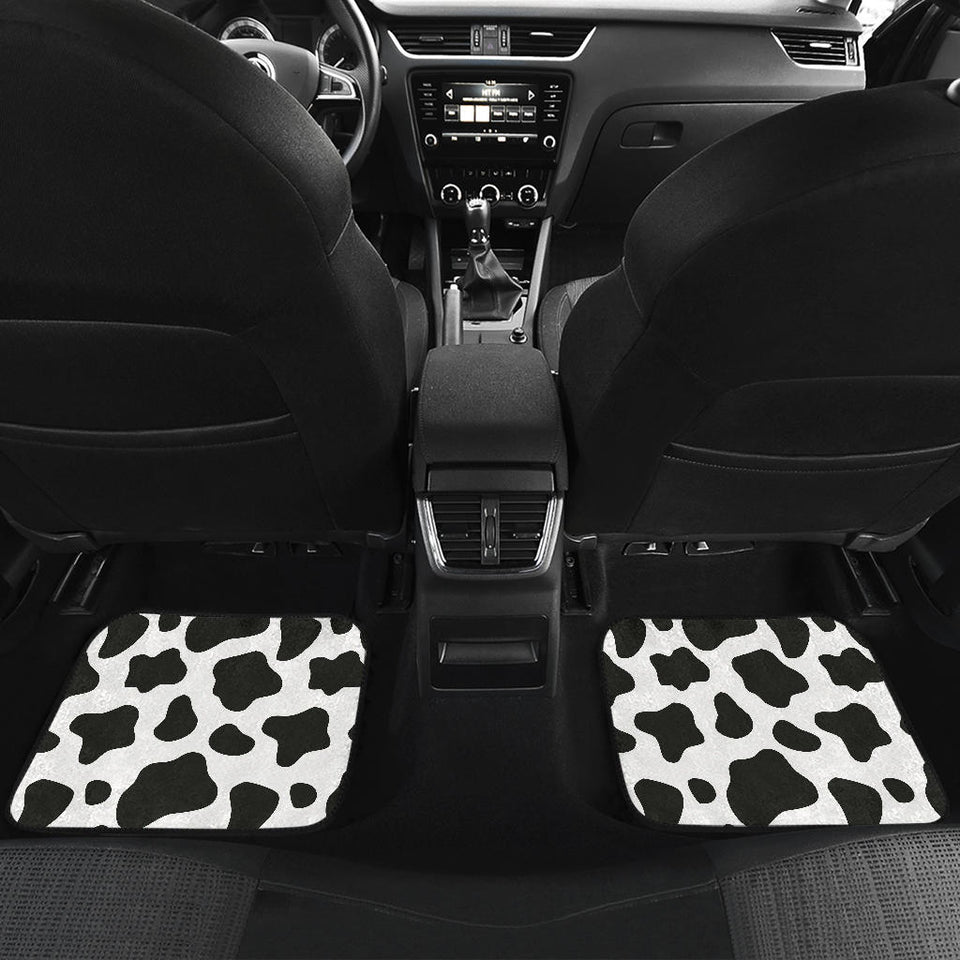 Cow Skin Pattern Front And Back Car Mats