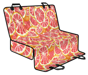 Tropical Grapefruit Pattern Dog Car Seat Covers